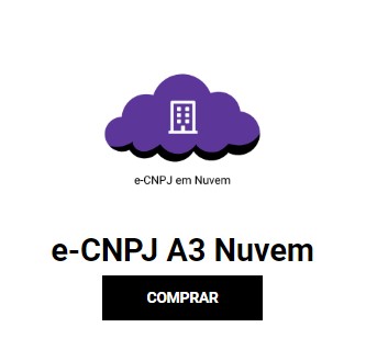 Comprar e-CNPJ Nuvem